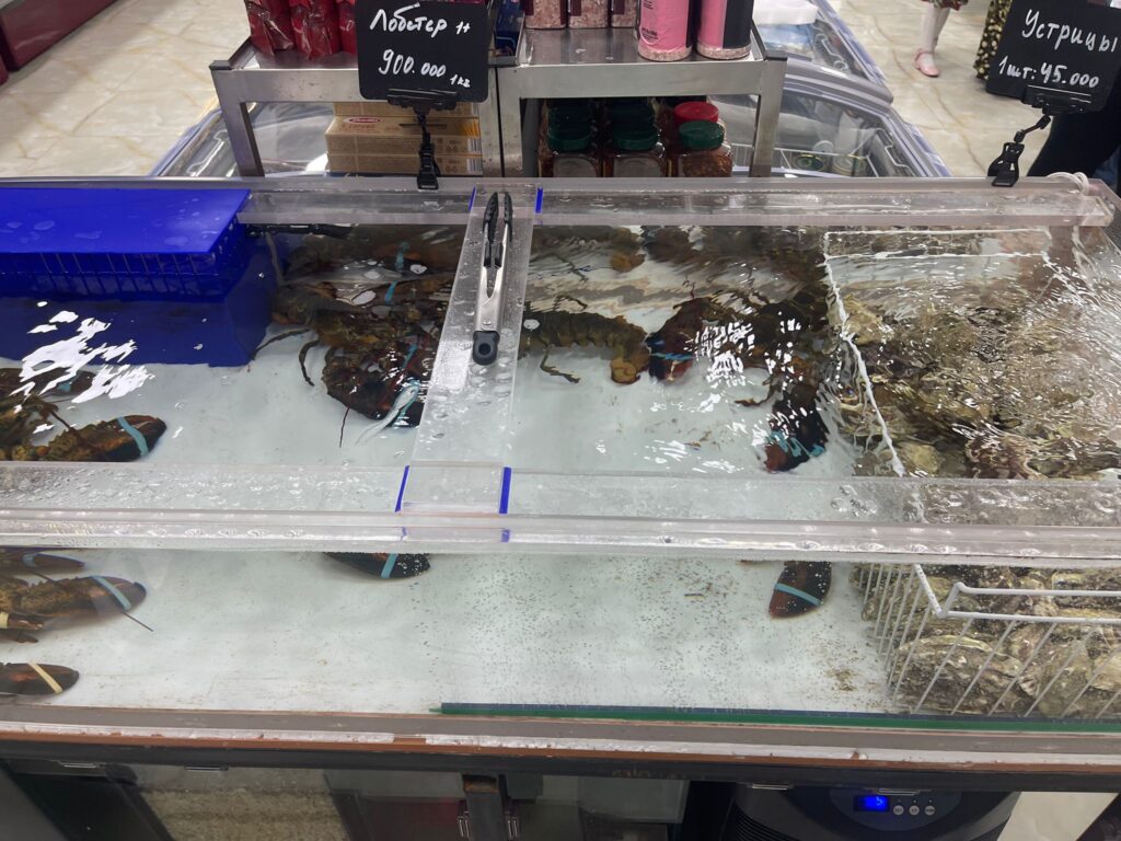Lobster in Tashkent