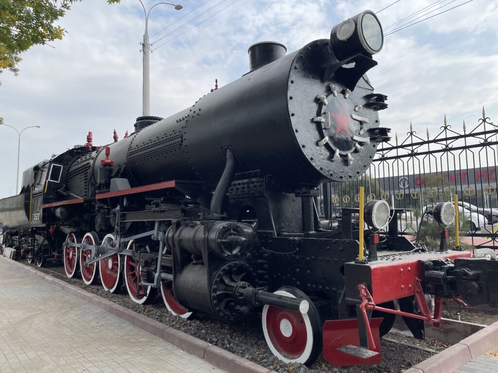 Steam train engine