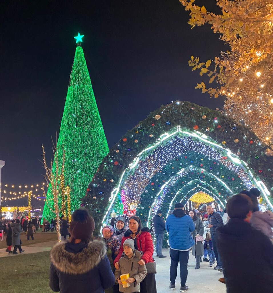 Christmas and New Year in Tashkent