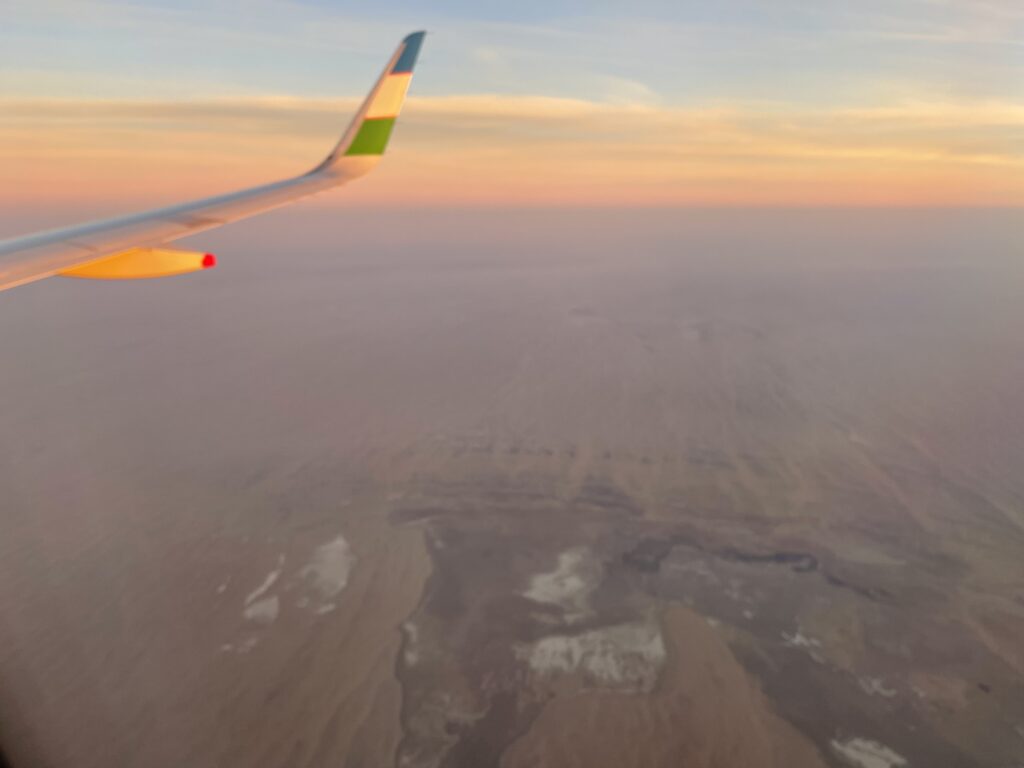 Flying to Khiva
