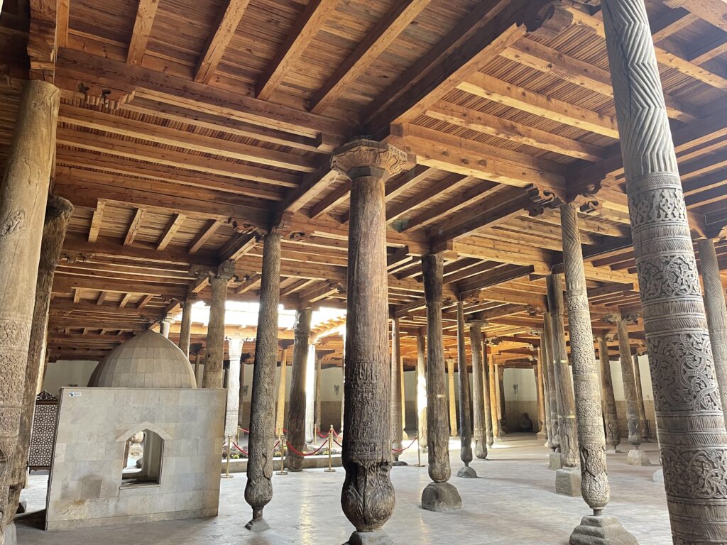 Khiva Juma Mosque Wooden Beams