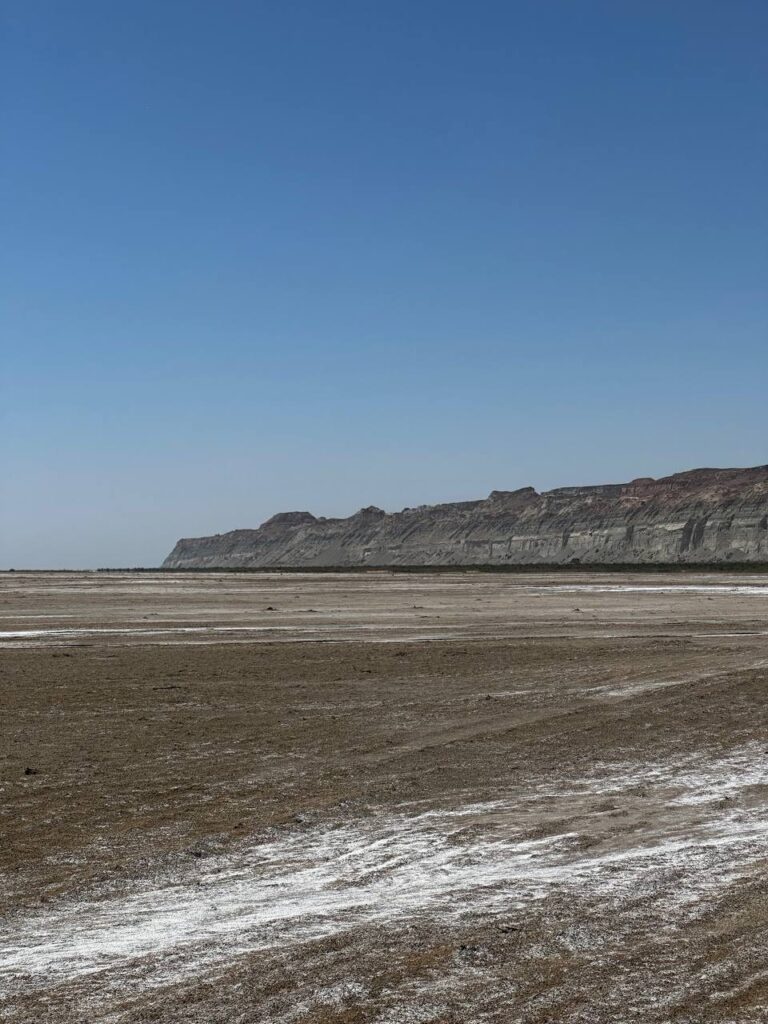 Canyon in the Aral Sea
