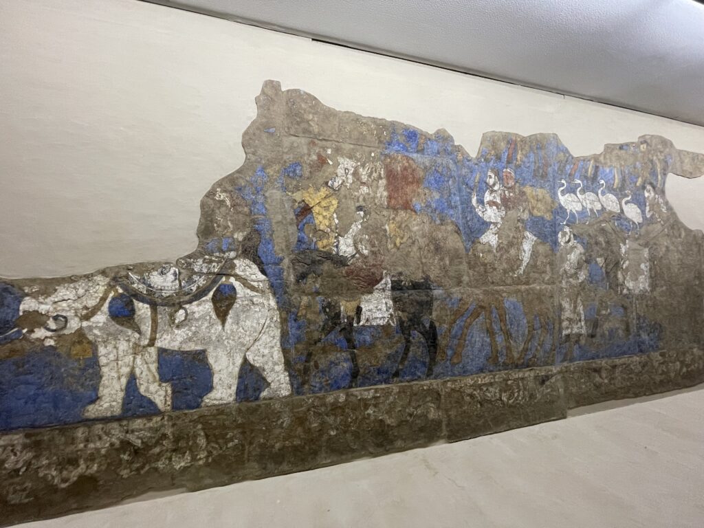 Afrasiab Mural from the 7th century